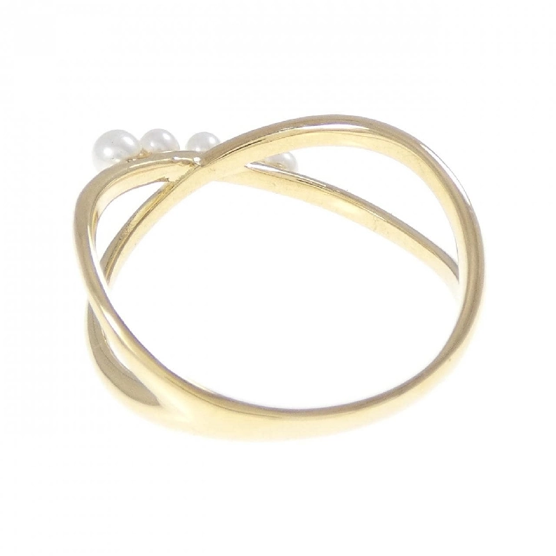 Nhẫn ngọc trai nước ngọt K18YG - Hàng hiệu Authentic 848717