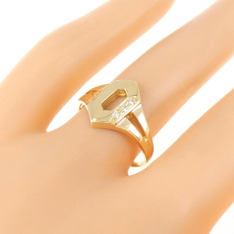 Nhẫn kim cương K18YG 0.03CT - Hàng hiệu Authentic 853080