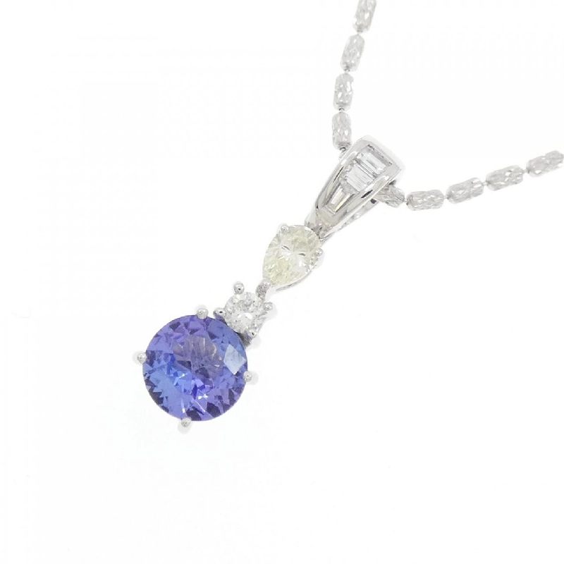 K18WG Mặt dây chuyền Tanzanite 0.77CT - Hàng hiệu Chính hãng 862571
