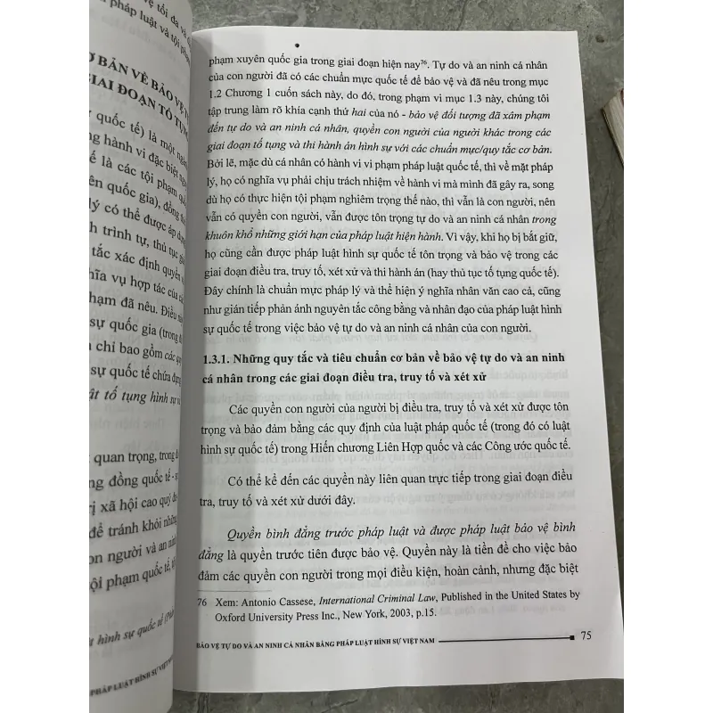 BẢO VỆ TỰ DO VÀ AN NINH CÁ NHÂN BẰNG PHÁP LUẬT HÌNH SỰ VIỆT NAM - TRỊNH TIẾN VIỆT 795462