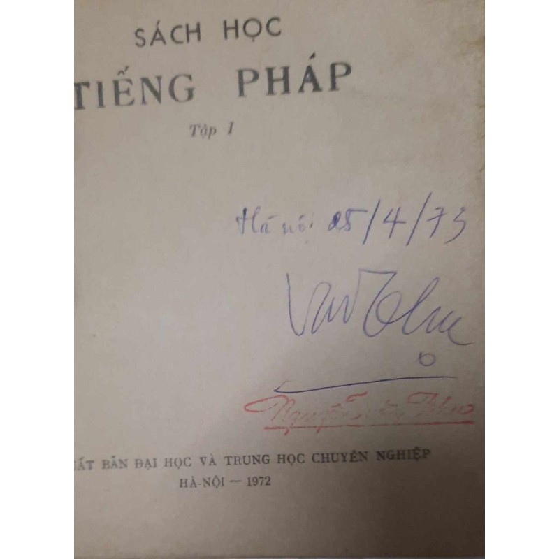 Sách xưa học tiếng Pháp_Phạm Văn Bằng  16593