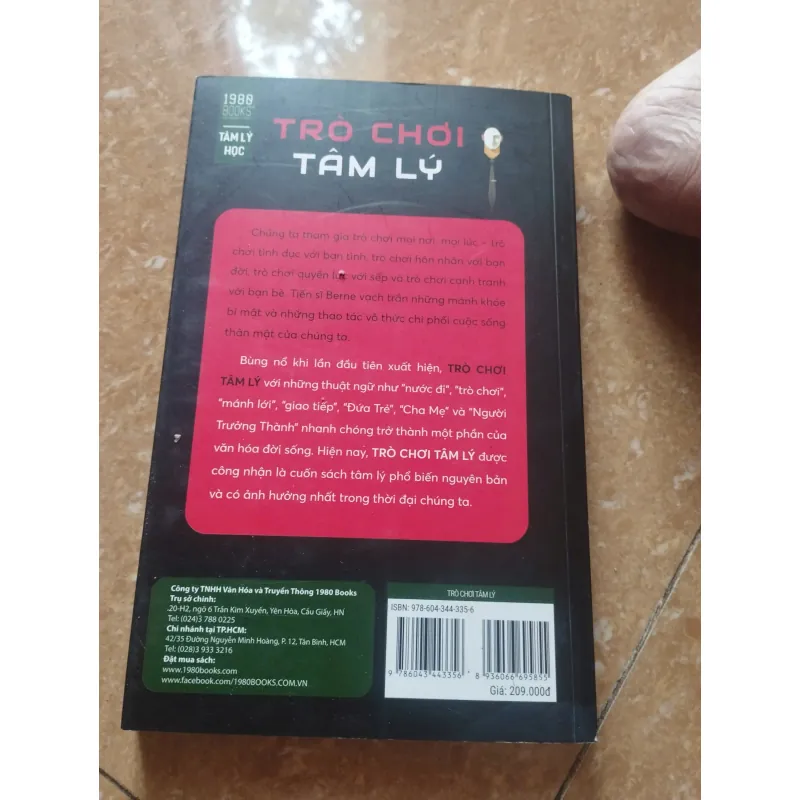 Trò chơi tâm lý -Eric- Mới 99% 591266