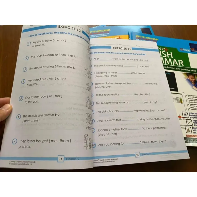 Learning English grammar (Sách nhập) - 6 quyển 759589