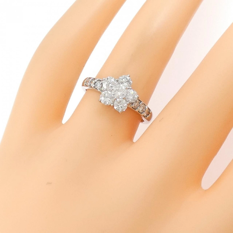 Nhẫn kim cương hoa PT900 1.00CT 667700