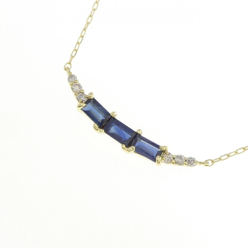 K18YG Sapphire Necklace 0.33CT - Hàng hiệu Authentic 863641