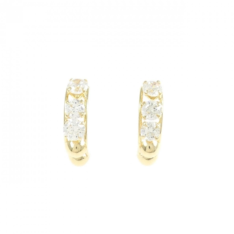 K18YG Bông tai Cubic - Hàng hiệu Chính hãng 868225