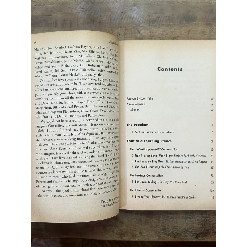 Difficult Conversations - Stone, Patton & Heen 734651