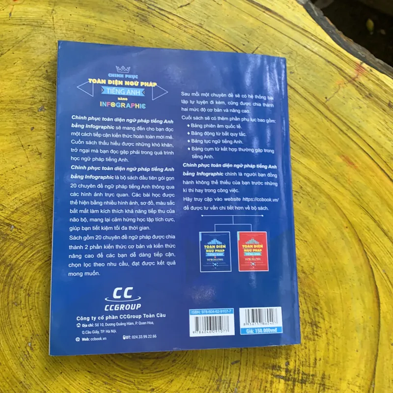 CHINH PHỤC TOÀN DIỆN NGỮ PHÁP TIẾNG ANH BẰNG INFOGRAPHIC- full 2 tập-nhóm tác giả 737172