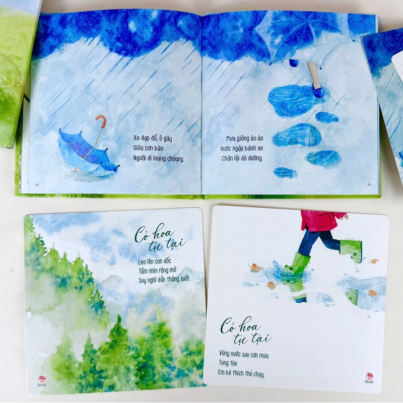 Cỏ hoa tự tại (Tặng 2 postcard + 2 bookmark + 1 hộp gập hình cánh hoa) 539473