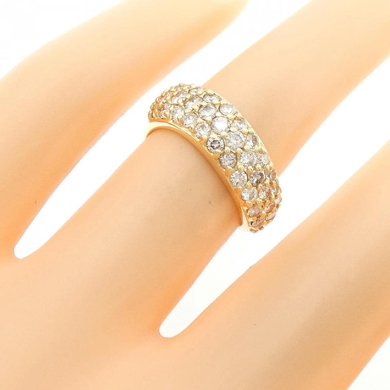 Nhẫn kim cương Pavé K18YG 1.00CT 671381