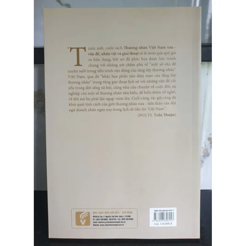 Thương Nhân Việt Nam Xưa - Vấn đề, nhân vật và giai thoại của Nguyễn Thanh Tuyền 696637