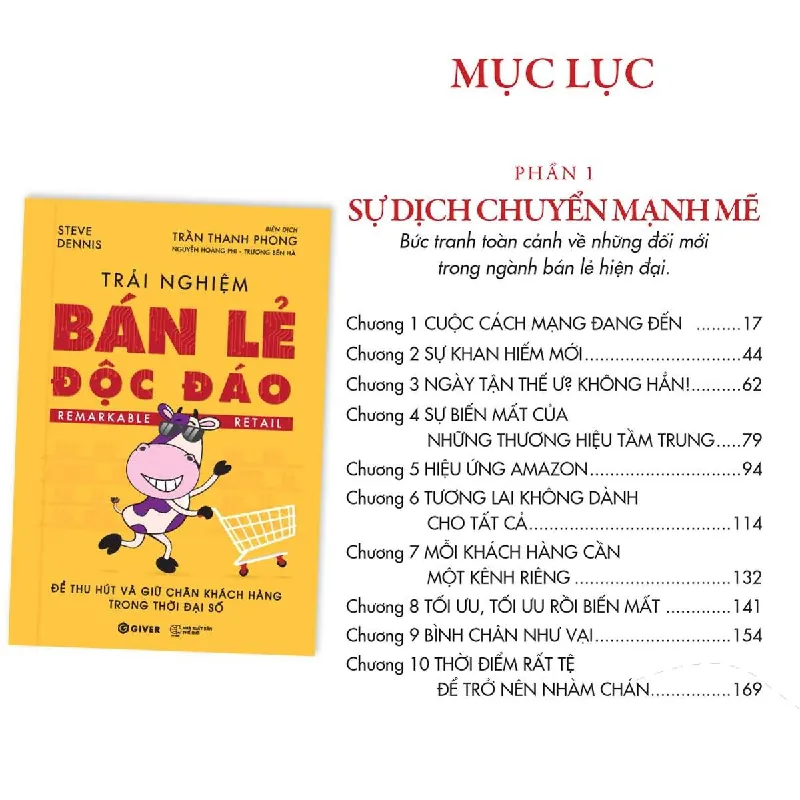 Trải Nghiệm Bán Lẻ Độc Đáo - Steve Dennis - GIVER BOOKS - MARKETING KINH DOANH 595486
