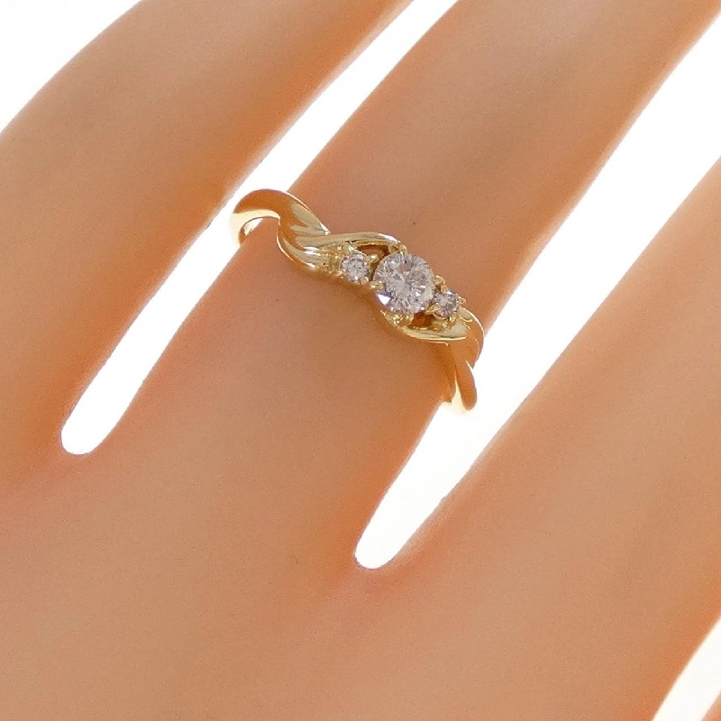 Nhẫn kim cương K18YG 0.19CT - Hàng hiệu Authentic 851645