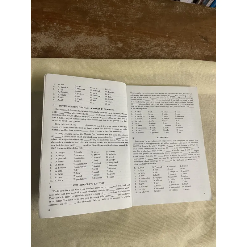 COMBO CÂU HỎI TRẮC NGHIỆM CHUYÊN ĐỀ ĐIỀN TỪ VÀO ĐOẠN VĂN TIẾNG ANH & KĨ NĂNG ĐỌC HIỂU  749273