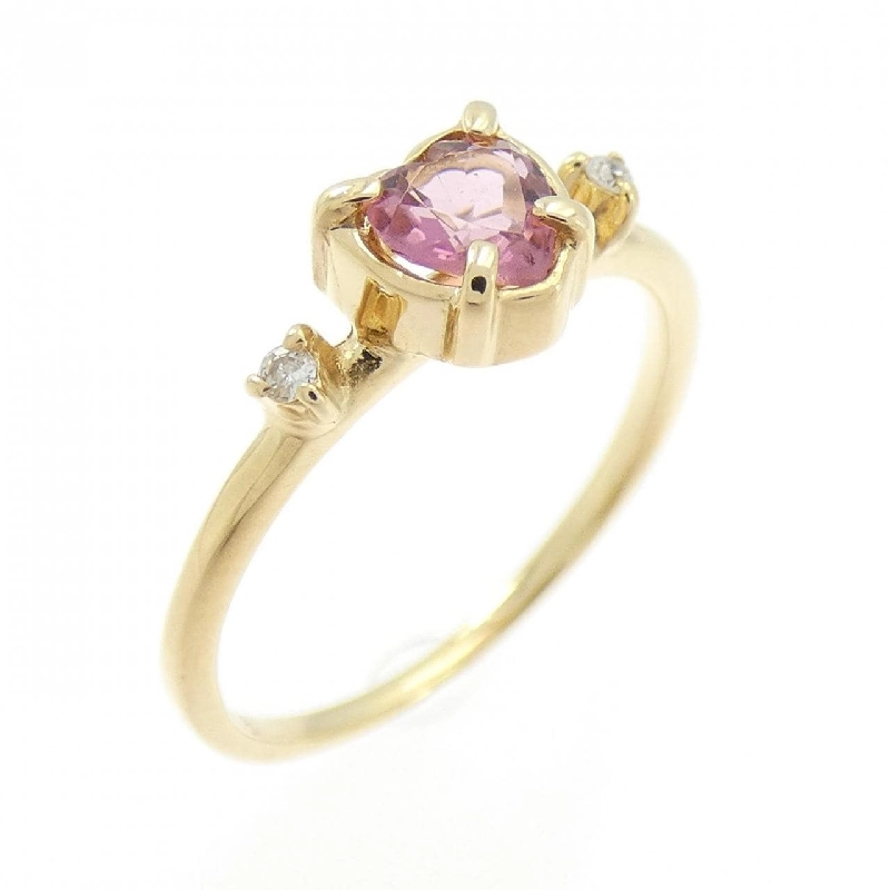 Nhẫn Tourmaline Hình Trái Tim K18YG - Hàng hiệu Chính hãng 848144