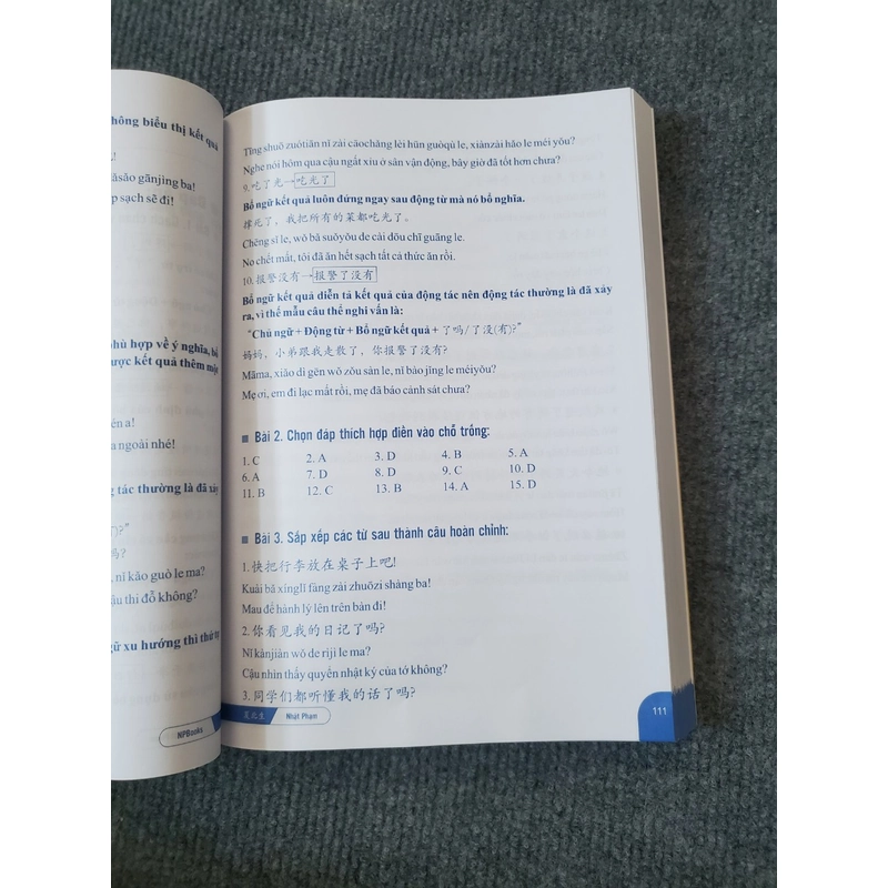 BÀI TẬP CỦNG CỐ NGỮ PHÁP HSK CẤU TRÚC GIAO TIẾP VÀ LUYỆN VIẾT HSK 4-5 326741