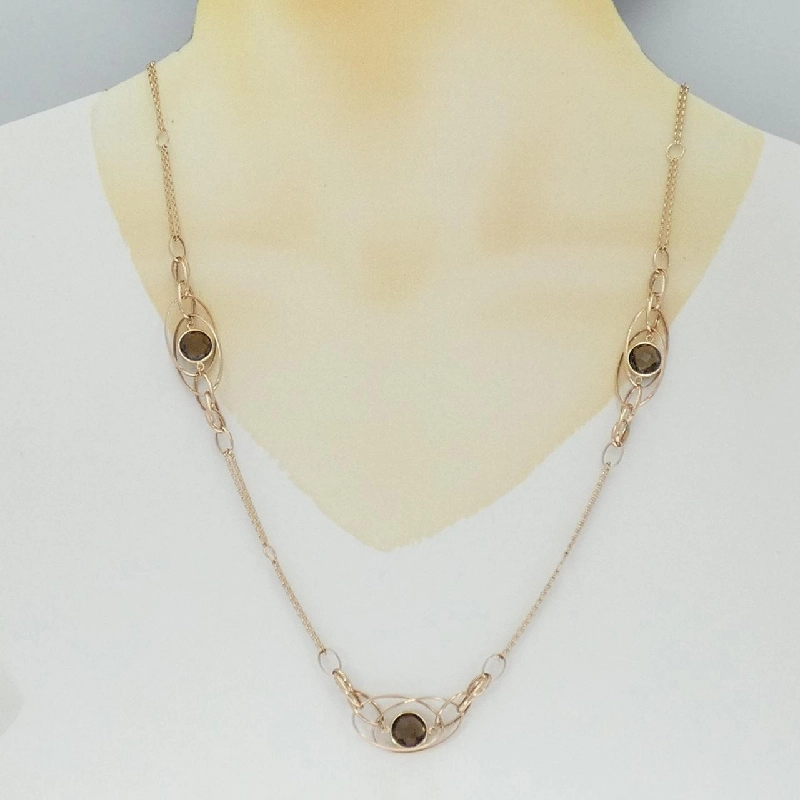 K18PG Đá quý khói Mặt dây chuyền - Hàng hiệu Authentic 848111