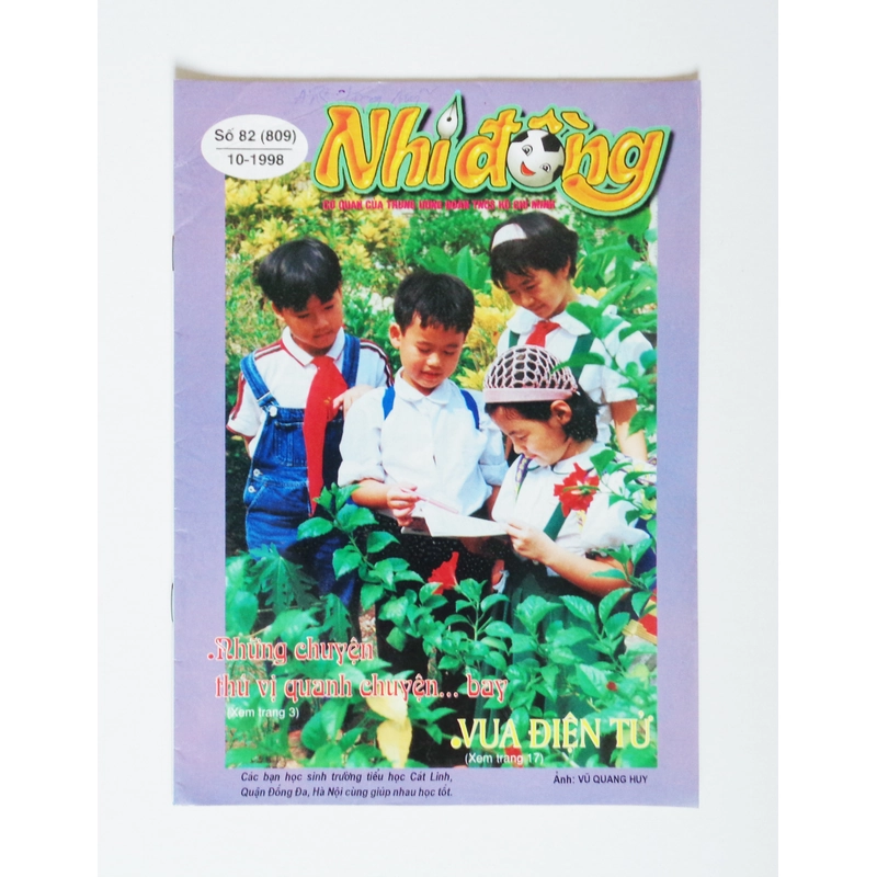 Báo Nhi đồng của TNCS Hồ Chí Minh xưa (Số 809 - Năm 1998) 11491