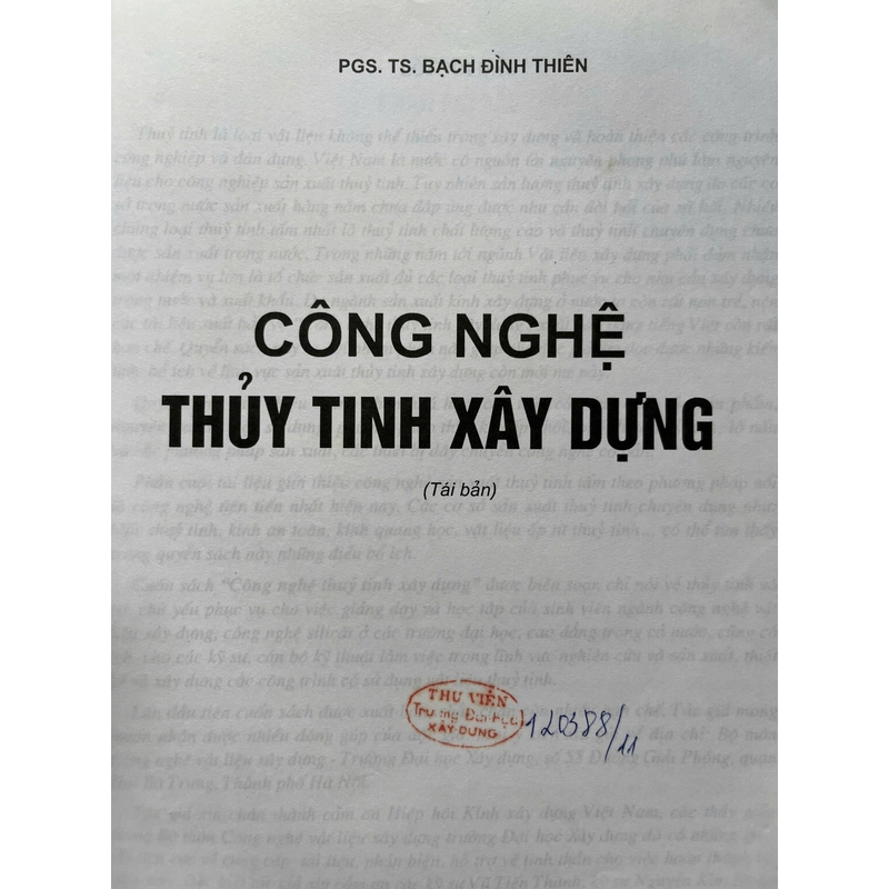CÔNG NGHỆ THỦY TINH XÂY DỰNG 498232