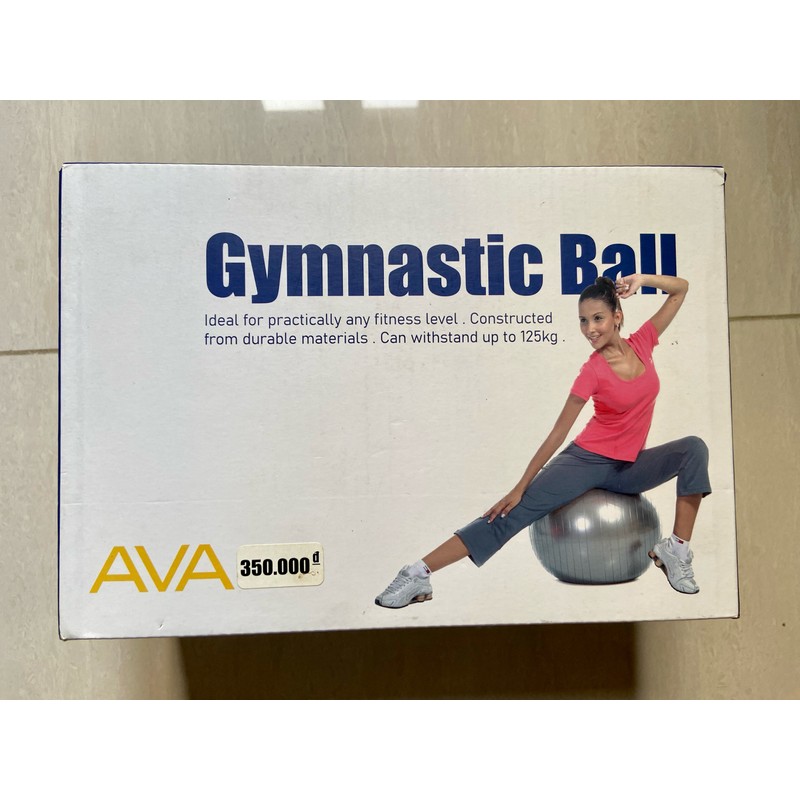 Gymnastic Ball Bóng tập thể dục/ Yoga 45cm AVA Sport PVC Bạc 189730