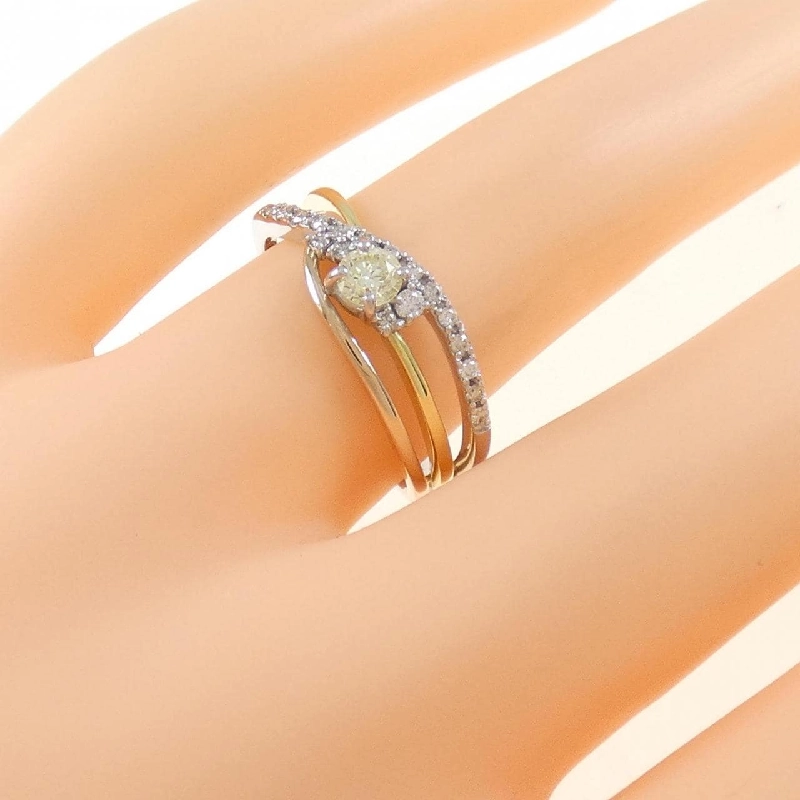 【Sản phẩm mới】Nhẫn kim cương PT/K18/K18PG 0.30CT 673408