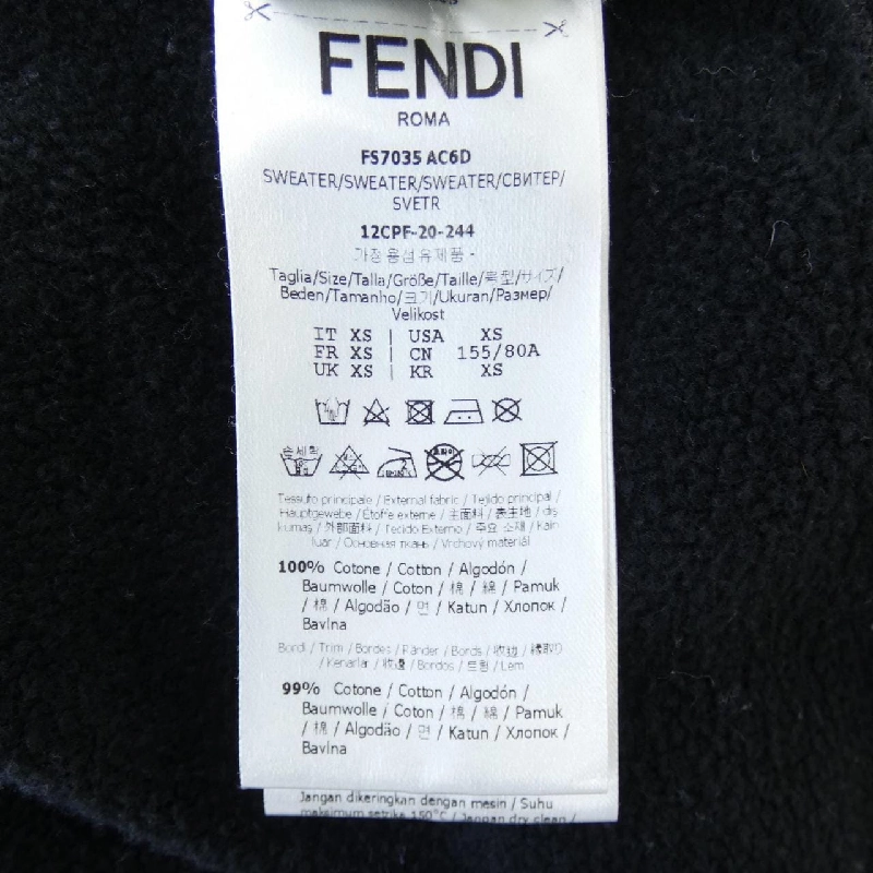 【Mã giảm giá】Áo khoác FENDI 637152