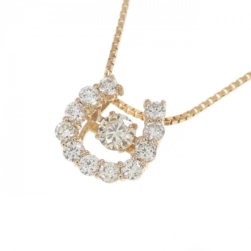 K18PG Dây chuyền kim cương 0.50CT - Hàng hiệu Authentic 857453