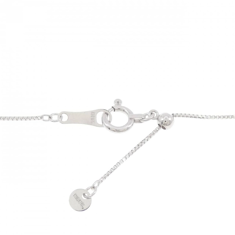 K18WG Chữ cái Y × Vương miện Sapphire Dây chuyền 0.02CT - Hàng hiệu Chính hãng 859811