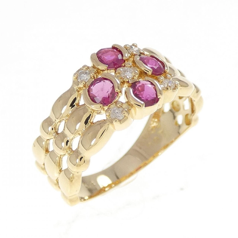 Nhẫn Ruby K18YG 0.53CT 667278