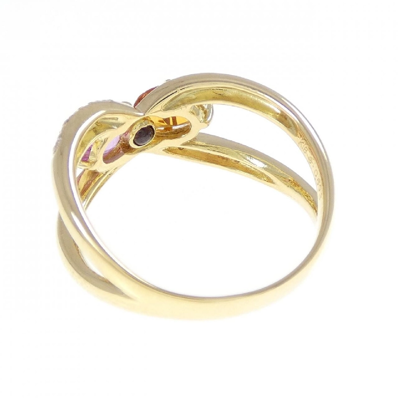 Nhẫn đá màu K18YG - Hàng hiệu Authentic 848193