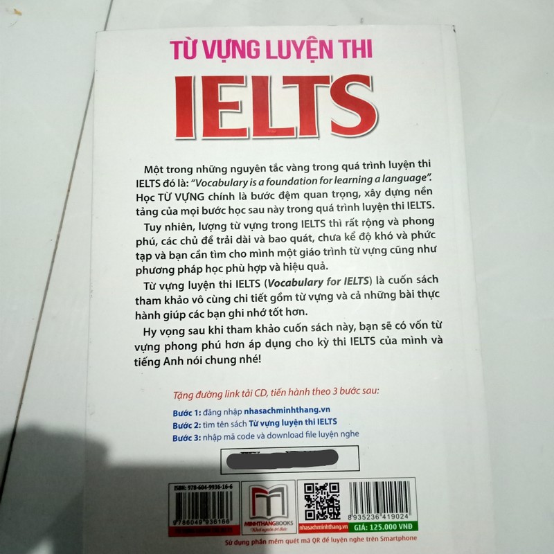 [Sách ôn IELTS] Từ vựng luyện thi IELTS (79k free ship) 73311