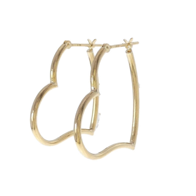 K18YG Bông tai hình trái tim - Hàng hiệu Chính hãng 865471