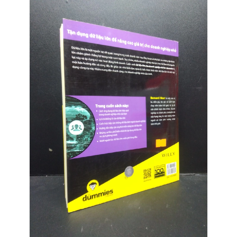 Dữ liệu lớn cho doanh nghiệp nhỏ for dummies a wiley brand Bernard Marr Mới 90% bẩn nhẹ HCM.ASB0309 356926