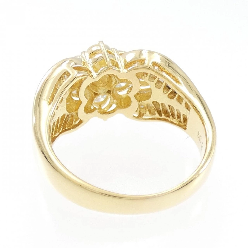 Nhẫn kim cương hoa K18YG 2.05CT 667597