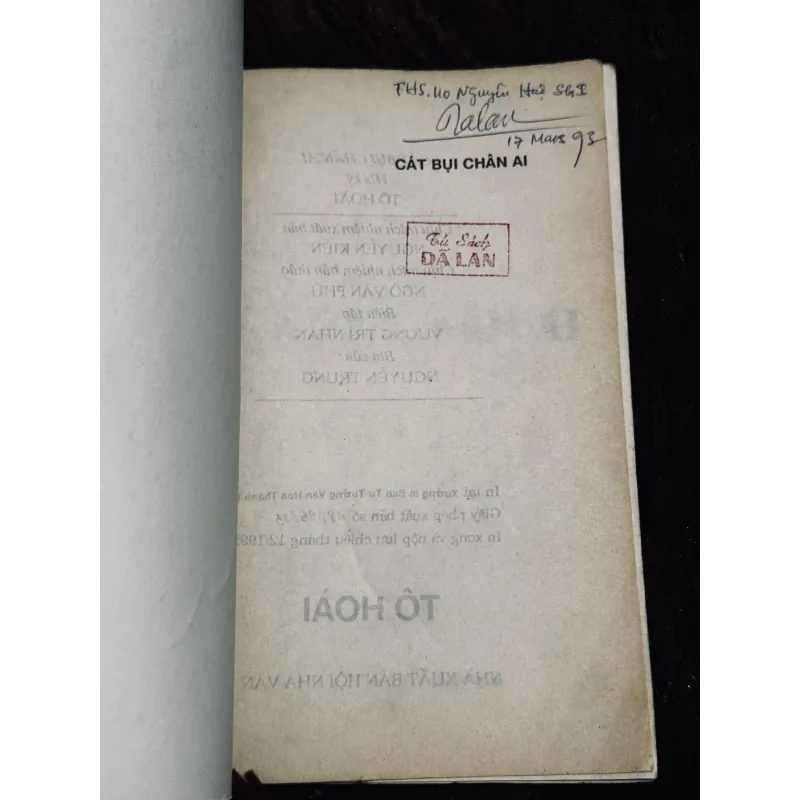 Cát bụi chân ai 936248