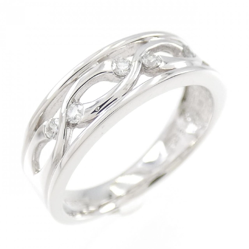 Nhẫn kim cương K18WG 0.13CT 670114