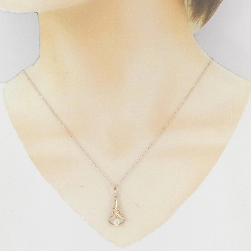 K18PG Ngọc bích Dây chuyền - Hàng hiệu Authentic 856233