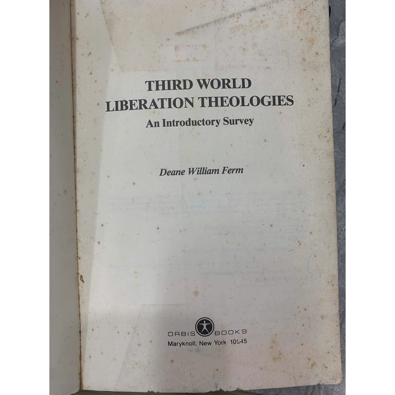THIRD WORLD LIBERATION THEOLOGIES 499696