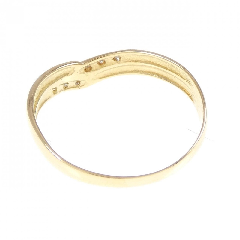 Nhẫn kim cương K18YG 666744