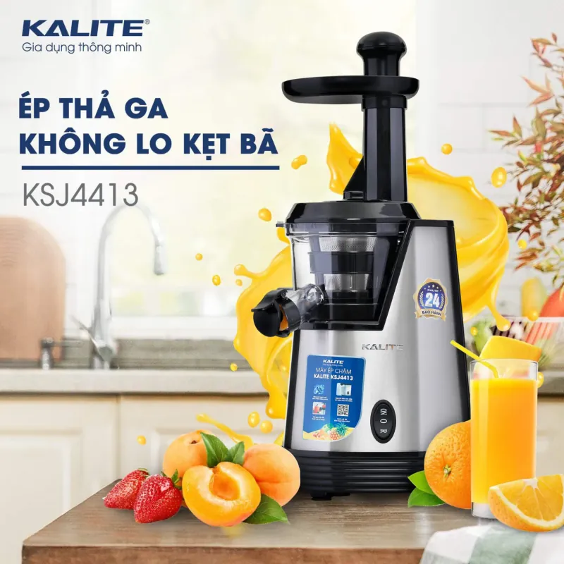 Máy Ép Chậm Kalite KSJ4413 – Ép Lạnh Cao Cấp – Giữ Trọn Dinh Dưỡng Trái Cây 698912