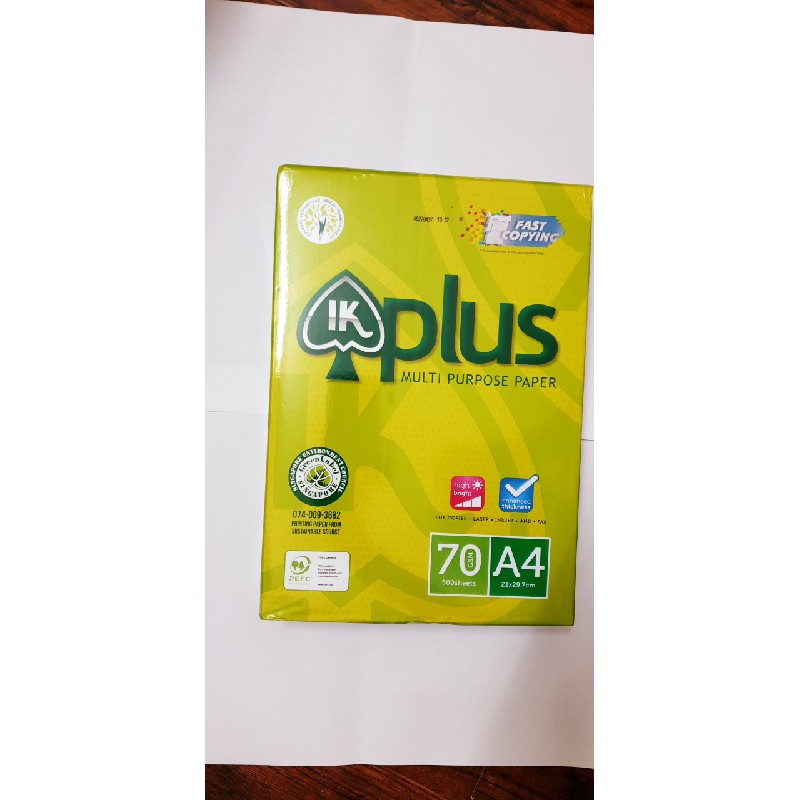 GIẤY A4 PLUS 70GSM 500 SHEETS 71331