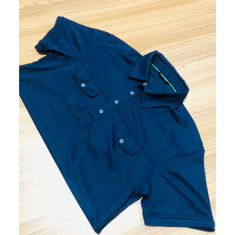 Áo Polo Nhật Uniqlo size L màu xanh than 17742