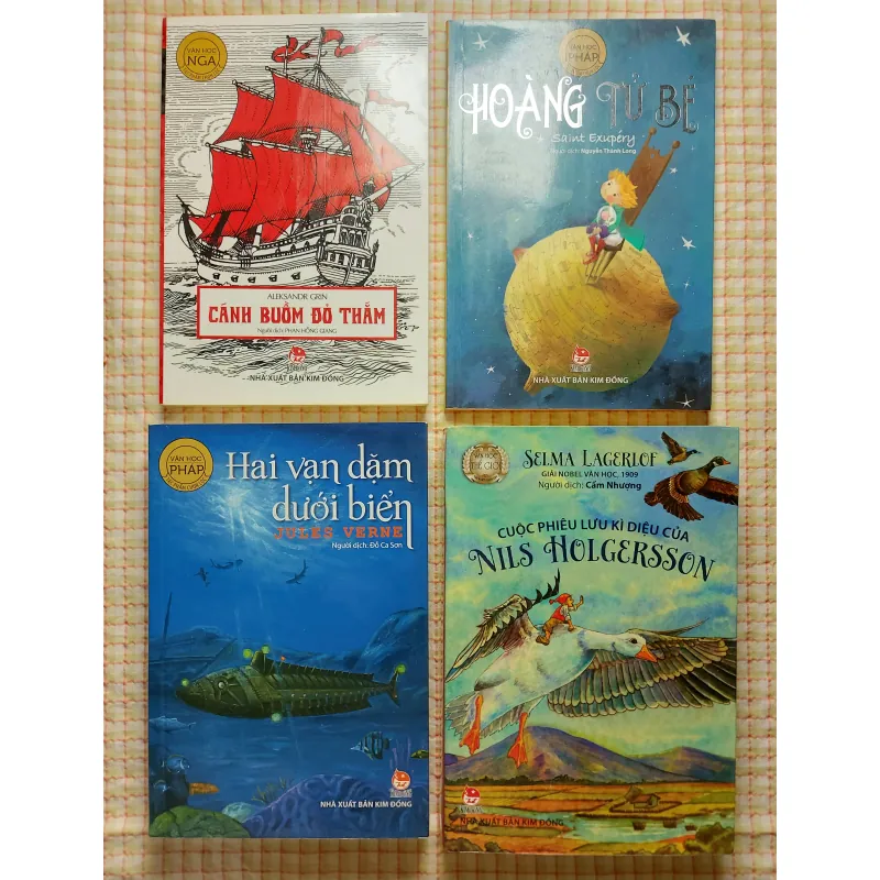 Cuộc Phiêu Lưu Kỳ Diệu Của Nils Holgersson, Hai Vạn Dặm Dưới Biển, Hoàng Tử Bé, Cánh Buồm. 763819