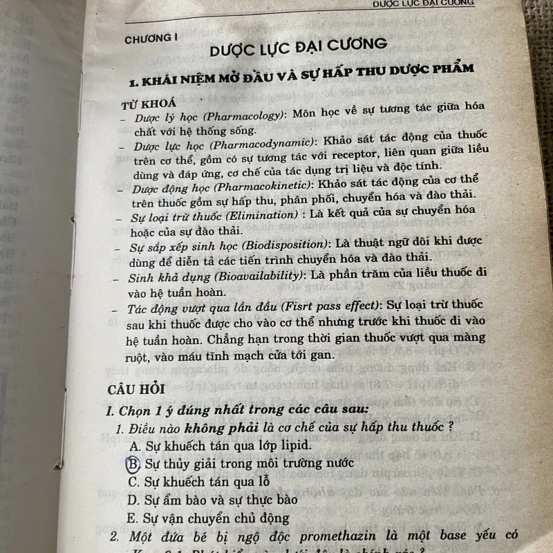 Trắc nghiệm dược lực học, 580 trang  795816