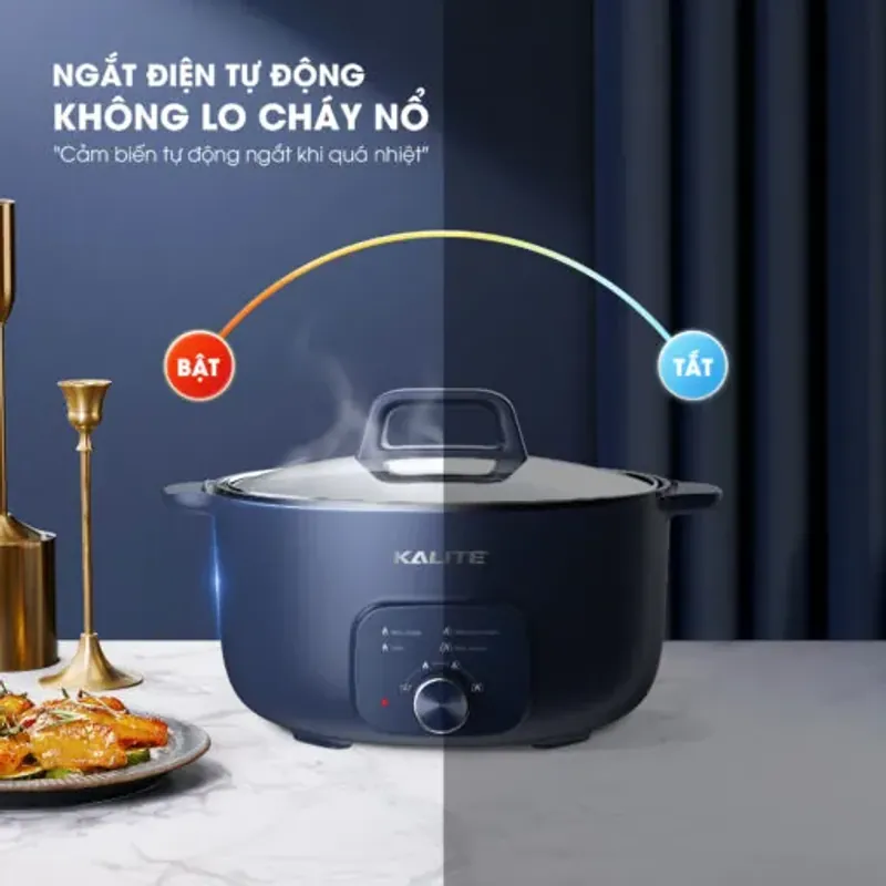 Nồi lẩu điện đa năng KALITE KL568 dung tích 6L cao cấp mới 100% 573248