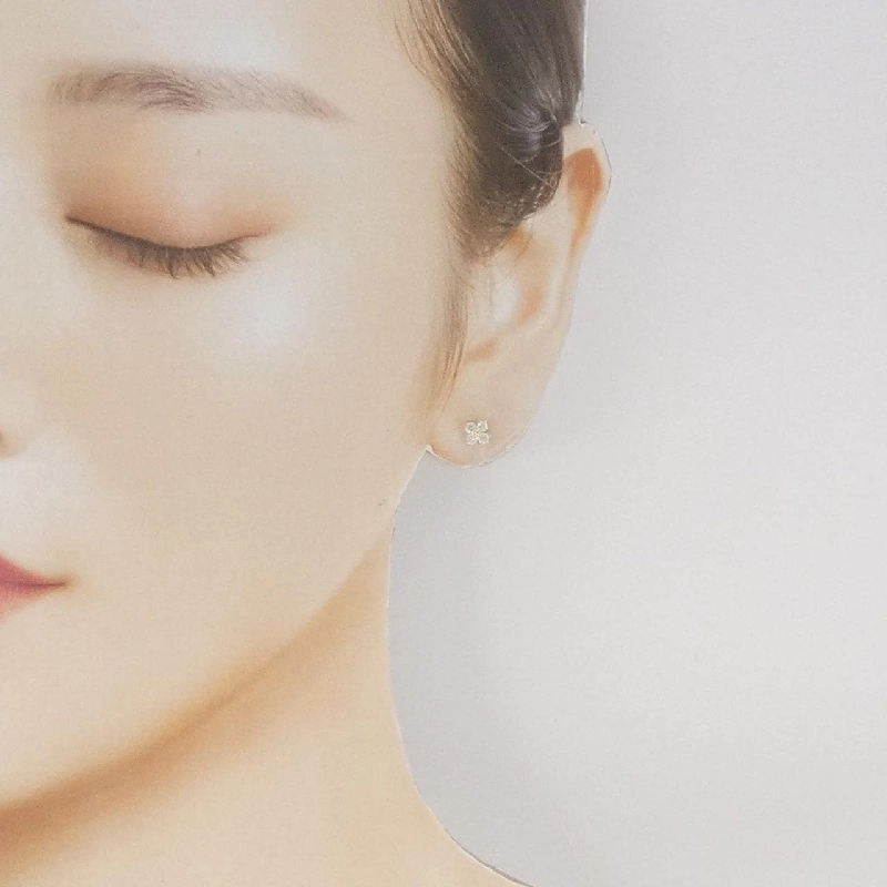 K18YG Bông tai hoa kim cương 0.30CT - Hàng hiệu Chính hãng 873244