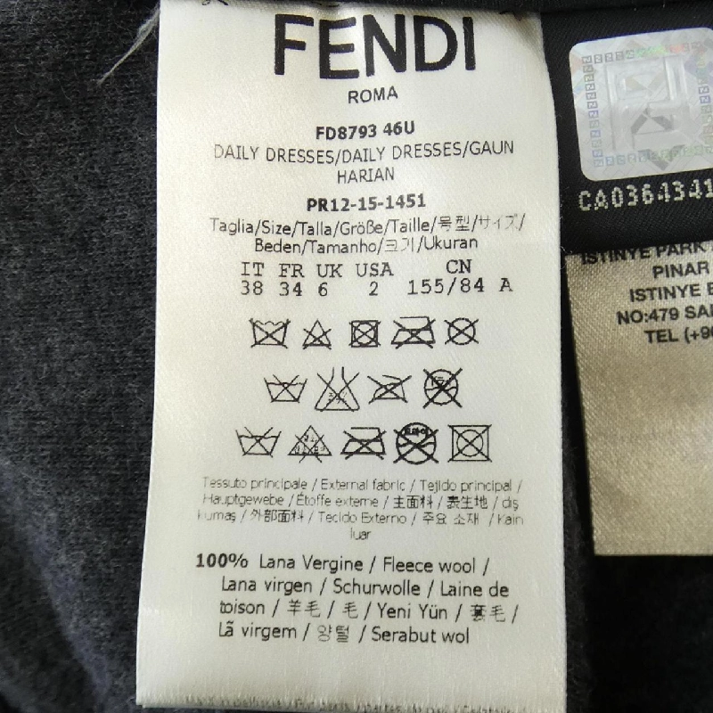 Đầm FENDI 650662