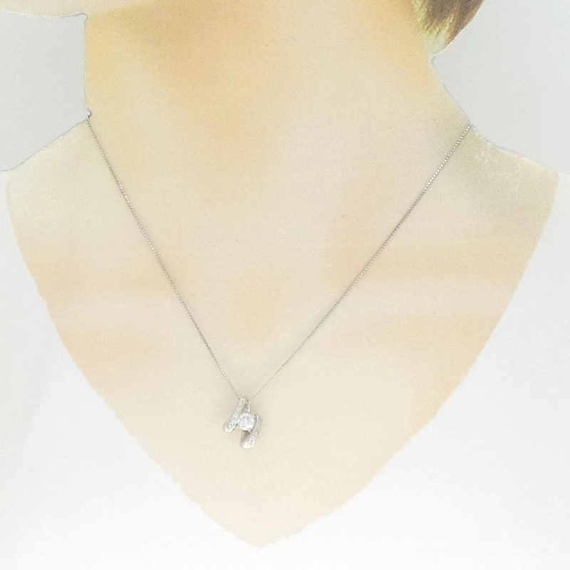 Dây chuyền kim cương PT900/PT850 0.547CT H SI2 Fair - Hàng hiệu Chính hãng 874423