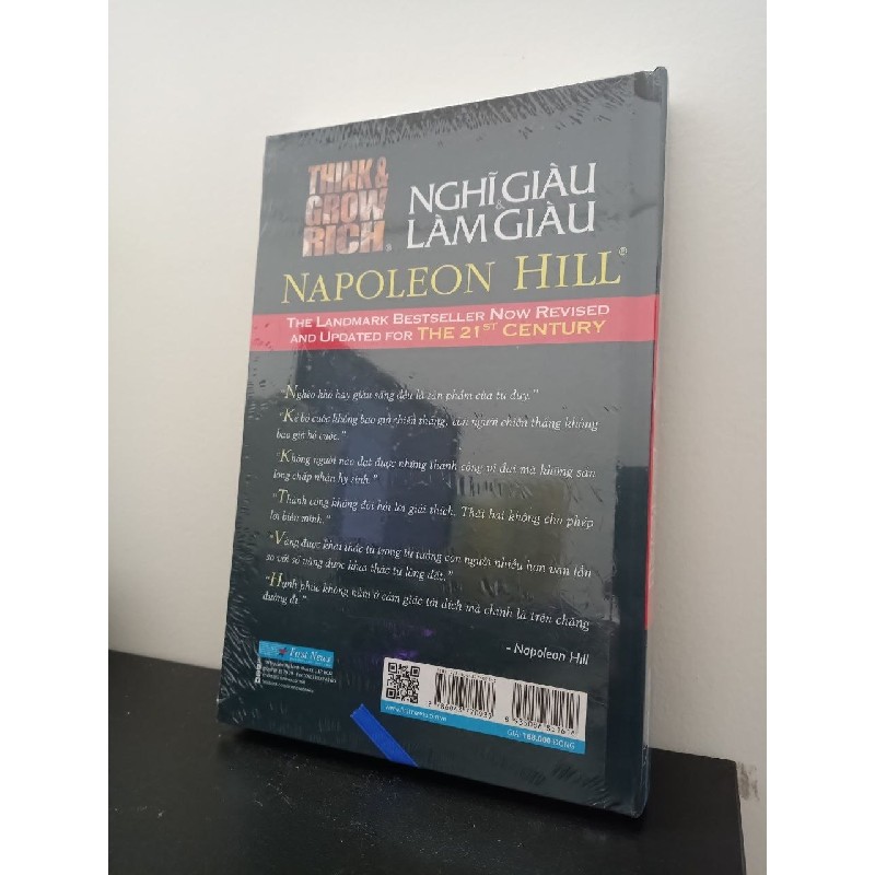 Nghĩ Giàu và Làm Giàu (Bìa Cứng) (Tái Bản 2020) - Napoleon Hill New 100% ASB1303 66518