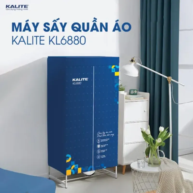 Kalite KL6880 🔥 sấy nhanh – khử mùi – chống nấm mốc hiệu quả 707001